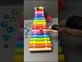 ASRM Satisfying xylophone sound with wooden balls and hammer...#shorts