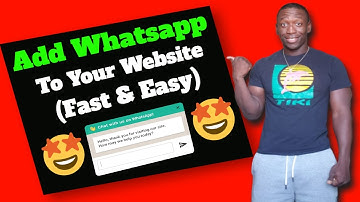 How To Add Whatsapp Chat To Your Website (This Is SUPER EASY)
