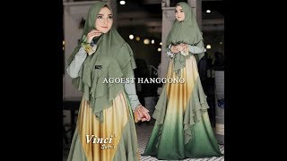 Trend Baju Gamis Syari Modern 201920202021 Muslimah Fashion Style