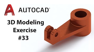 AutoCAD 3D Modeling - Exercise #33 - Basic to Advance in Hindi