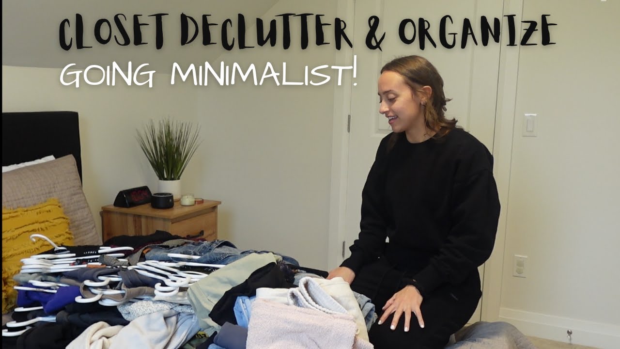HUGE CLOSET CLEAN OUT! | My Minimalist Journey 2023 Episode 1 - YouTube