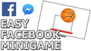 How to play basketball hoops game in facebook messenger? screenshot 3