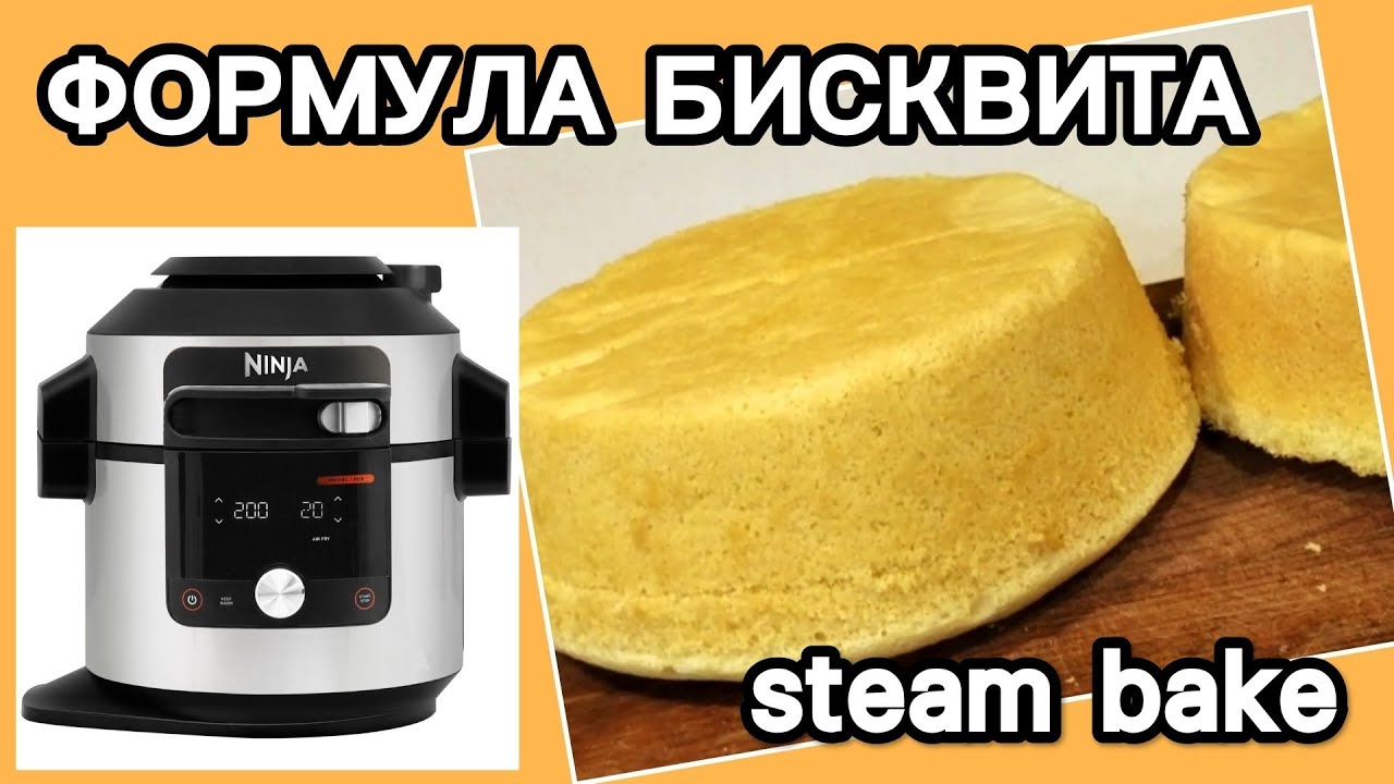 ❗ФОРМУЛА БИСКВИТА❗ Запомни одну цифру и рецепт готов❗ #бисквит #ninja #ninjafoodi
