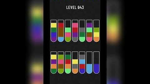Water sort puzzle level 643