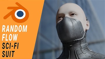 Sci-fi Suit Modeling Workflow Using Random Flow in Blender! #b3d