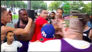 FlightReacts To Miami Trash Talkers Wanted To FIGHT! EXPOSED Bad!! 5v5 Basketball