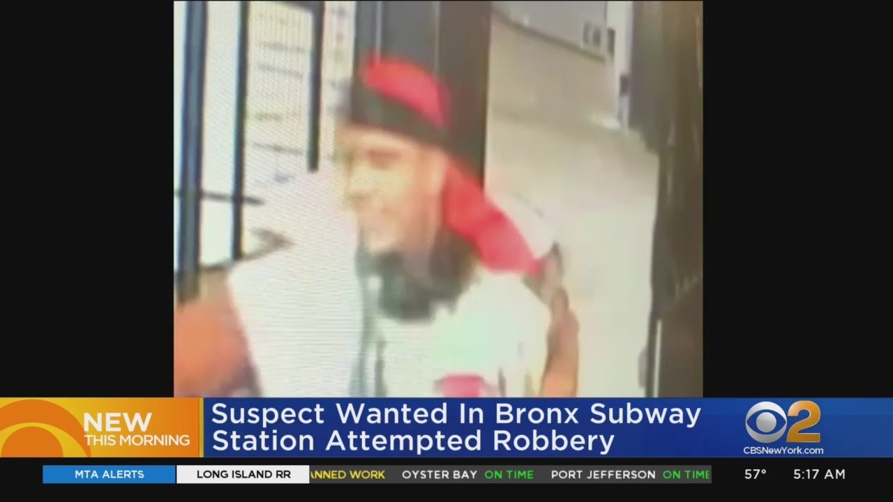 Suspect Wanted In Bronx Subway Station Attempted Robbery - YouTube