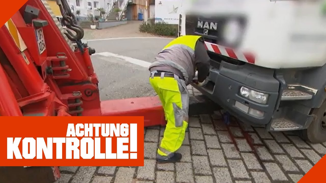 Update Abschleppen XL: Liegengebliebener LKW muss abgeschleppt werden 1/2 | Achtung Kontrolle | Kabel Eins