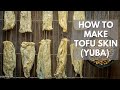 Just 2 ingredients  how to make tofu skin yuba from scratch