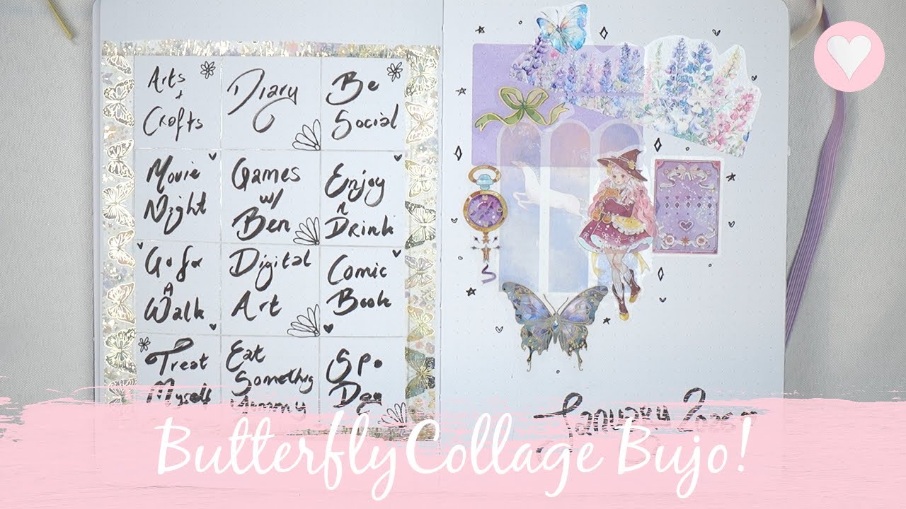 January Bujo 26: Kawaii Monsters 🥰❤️