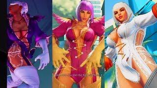 Street Fighter V Gloria Laura All Colors Devil May Cry Crossover Costume