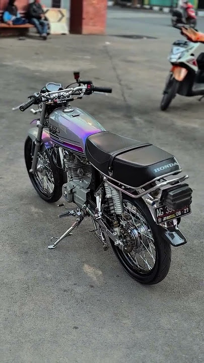 MODIFIKASI HONDA GL 100 HEDON😍, akun tt owner:@masn4nds #gl100modif #glcepek #shorts #hondagl