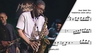 "Always There" - Kenny Garrett solo - 🎷Sax alto transcription 🎷