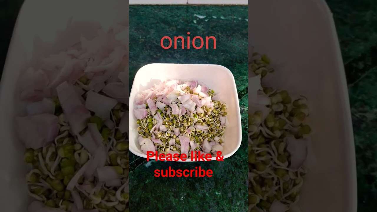 Sprouted Moong Chaat Recipe | moong chaat for weight loss | moong chaat masala recipe |