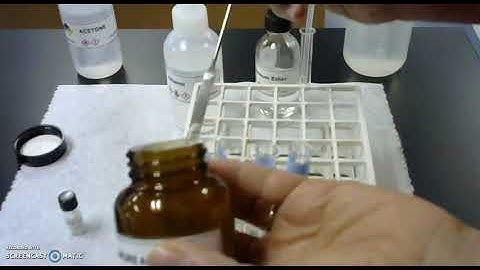 Selecting a recrystallization solvent