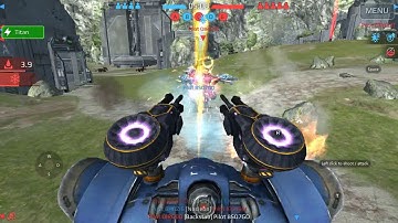 War Robots Test Server: Scorpion robot Pilot Skills on 2020.05.09