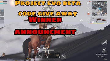 Project Evo : winner of the beta codes giveaway