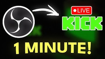 How to Stream to Kick from OBS (2025)