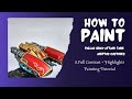 How to Paint - Legion Custodes Pallas Grav-Attack Tank - A Contrast Painting Tutorial 