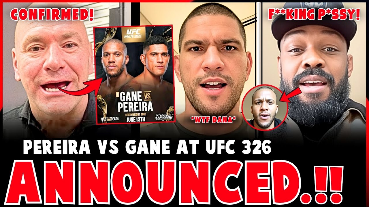 Alex Pereira vs Ciryl Gane at UFC 326 ANNOUNCED! | Kayla Harrison vs Amanda Nunes CANCELLED!