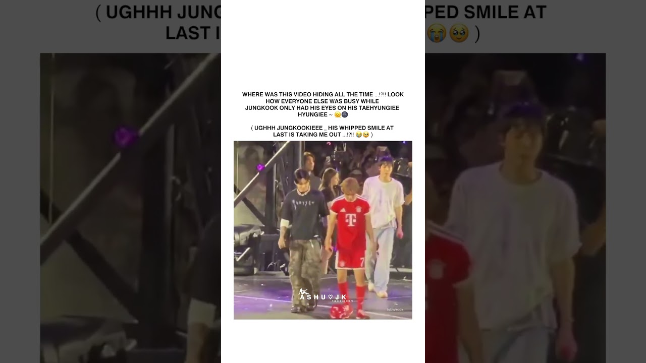 JUNGKOOK ONLY HAD HIS EYES ON HIS TAEHYUNGIE HYUNGIEE 😭🥹 #taekook #shortvideo