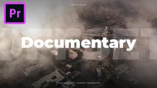 FREE Documentary Offset Transitions Template MOGRT for Adobe Premiere Pro   Tutorial