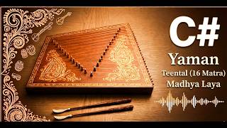 Lehra on Santoor | C# Scale (Kaali Ek) | Madhyalaya Teental | Yaman screenshot 3
