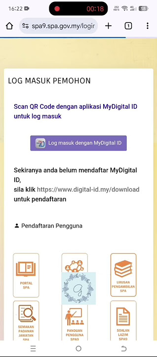 Download lagu Cara log in ke profile pengguna spa dengan my digital id #SPA#SPA9i#spa#spa9i