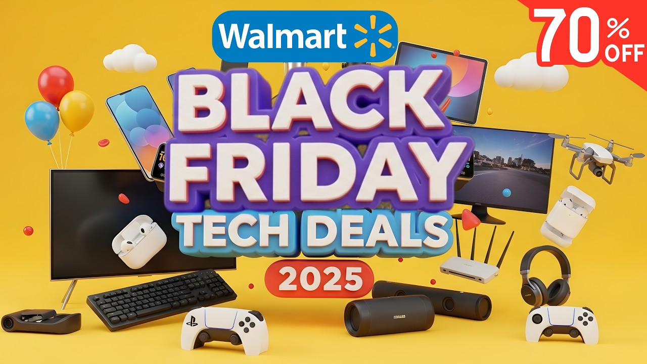 47 EARLY Walmart Black Friday Tech Deals 2025 — UPTO 70% OFF - YouTube