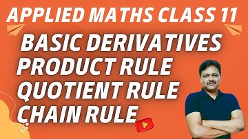 Differentiation Ch 11 | Lecture  4 | Rules of Differentiation | Applied Maths Class 11 Gaur Classes