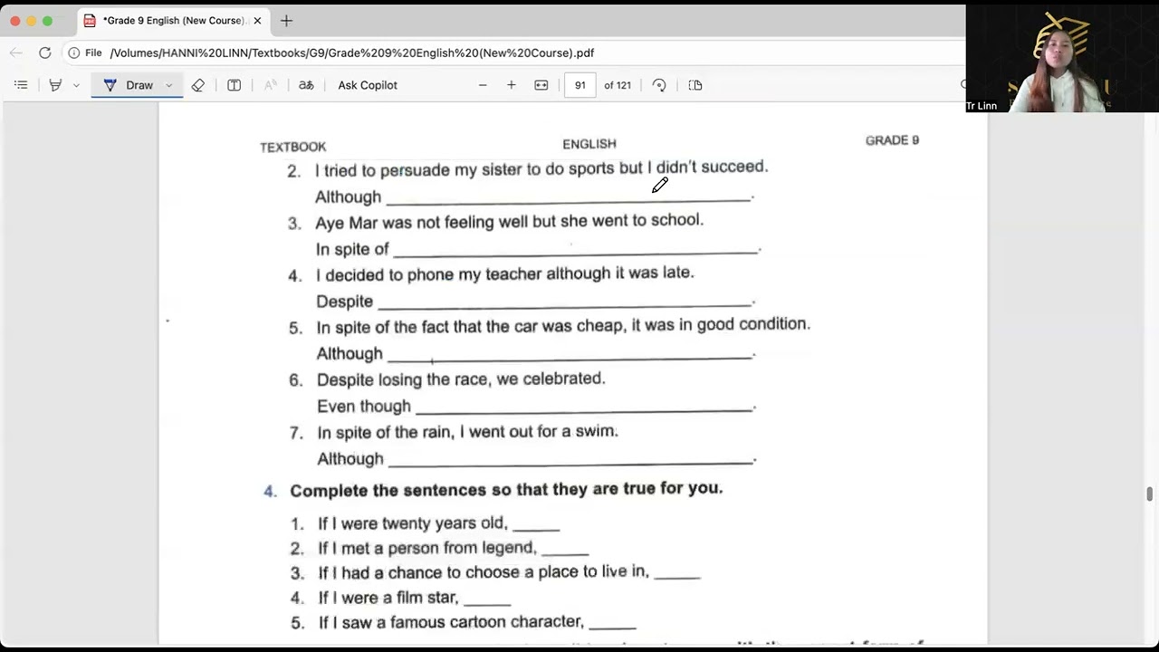 Grade(9) English Review(3)