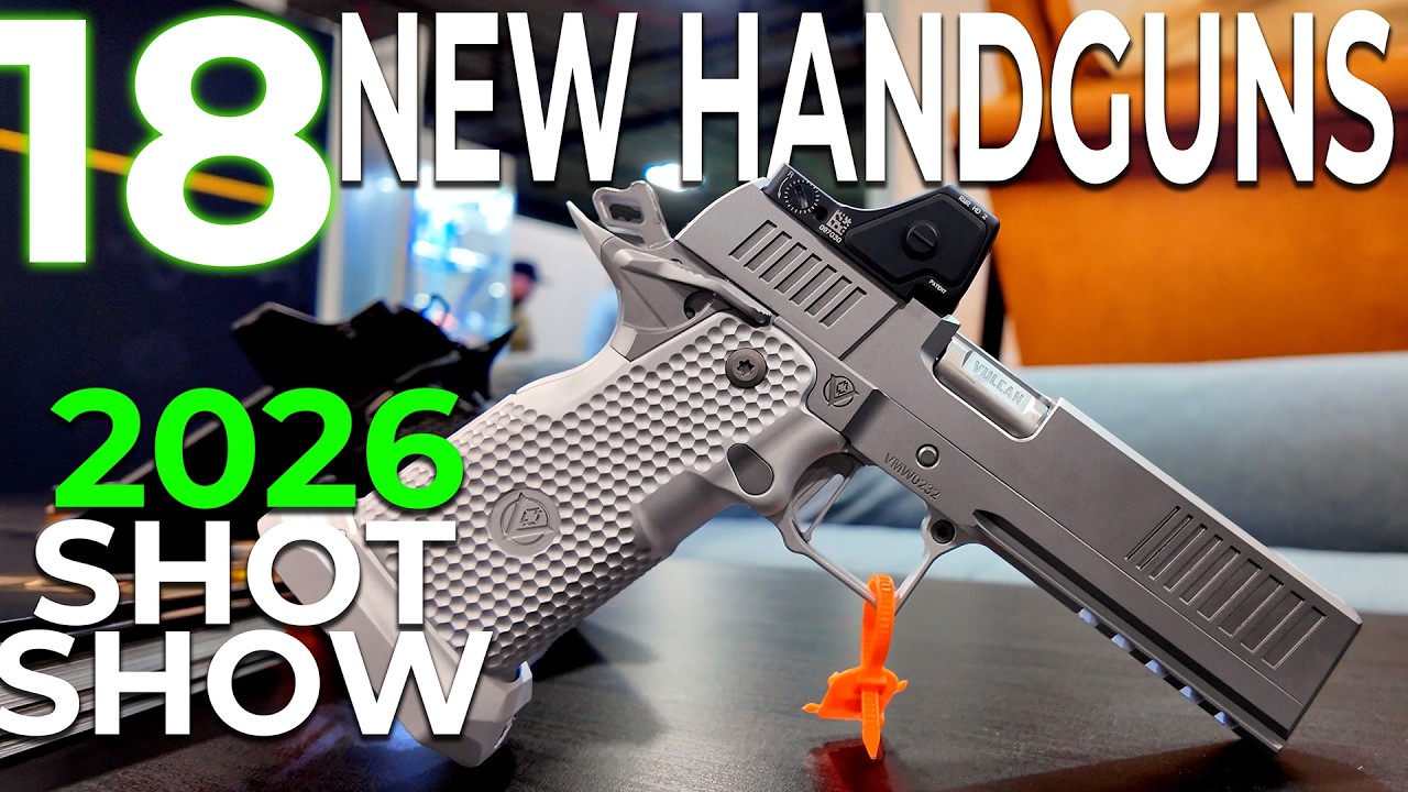 18 новых пистолетов на выставке SHOT Show 2026