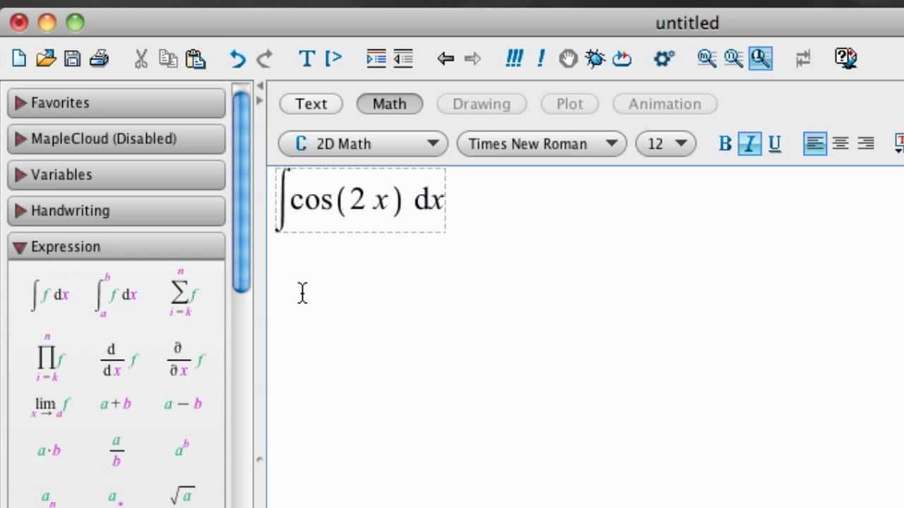 Palettes in Maple 15 - YouTube