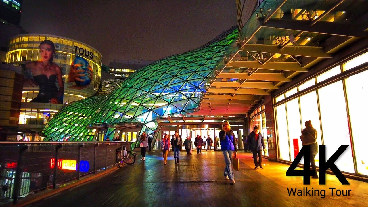 4K| Warszawa Centralna | Poland Walking Tour |City ambience Sounds