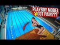 A MODEL tried to JUMP OFF a big platform | Lia vs. Olympic height at the swimming pool