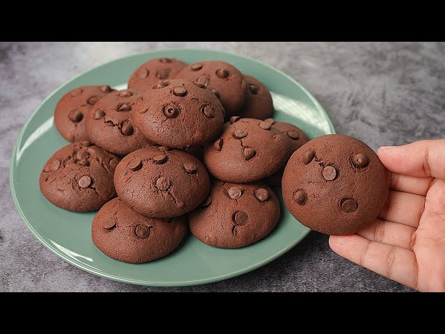 Easy Double Chocolate Chip Cookies Recipe at Home | Yummy class=