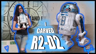 I Carved an R2-D2 from Star Wars! | Kyra Waits