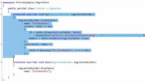 12- Migraciones | Entity Framework Core 2.0 | Programando en ASP.NET Core 2