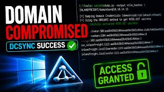 Road To The CPTS DCSync Attack Active Directory