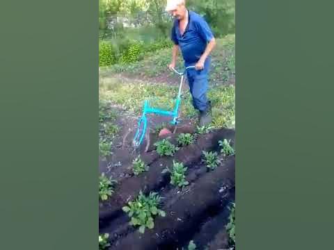 Самодельный окучиватель картошки. - YouTube