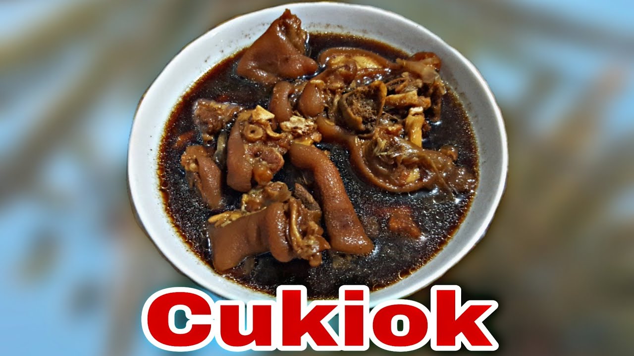 Resep cukiok kaki babi YouTube Resep cukiok kaki babi YouTube