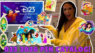 D23 2026 PIN CATALOG... Disney is releasing 200+ pins + Disney's most expensive pin EVER.. $1,200* 😱