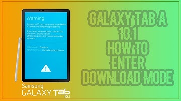 Galaxy Tab A 10.1 T590 How To Enter Download Mode