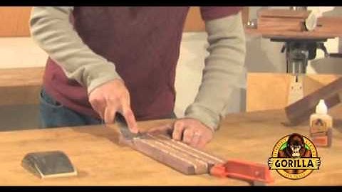 Removing Dried Gorilla Glue From Your Wood Project