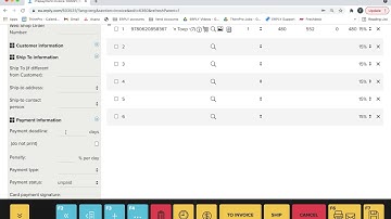 How to add/adjust a payment deadline on a prepayment invoice in ERPLY Back Office