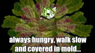 Zombie Bacon Cat on Finding Food, oh Wait. Justin Bieber