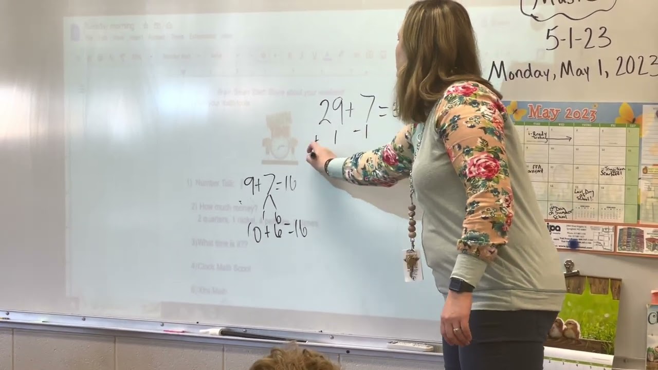 Second grade number talks