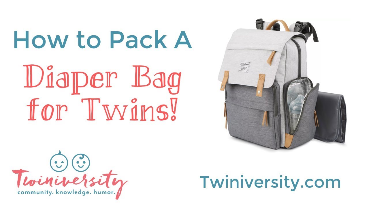 Best Diaper Bag for Twins - Twiniversity