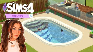 Pool Tips To Elevate Your Pools │ No CC │ Sims 4 │ Tutorial