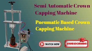 Famous Semi Automatic Crown Capping Machine Wealth